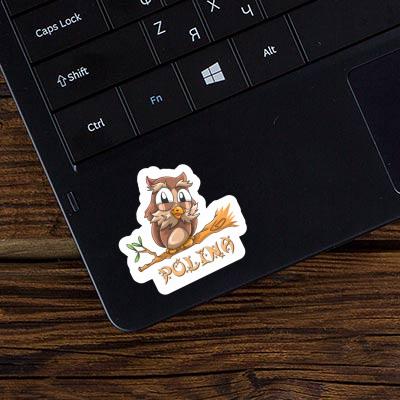 Polina Autocollant Hibou Laptop Polina Autocollant Hibou Laptop Image