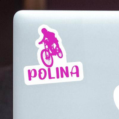 Sticker Freeride Biker Polina Notebook Sticker Freeride Biker Polina Notebook Image