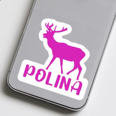 Polina Sticker Hirsch Laptop Image
