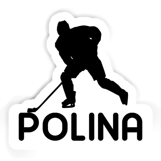 Sticker Eishockeyspieler Polina Notebook Image