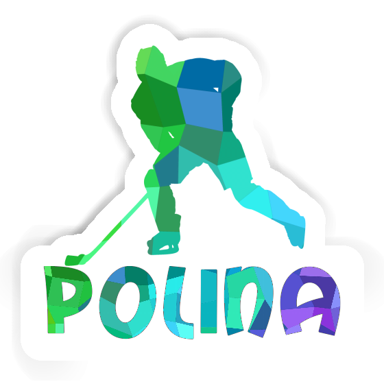 Eishockeyspieler Aufkleber Polina Laptop Image