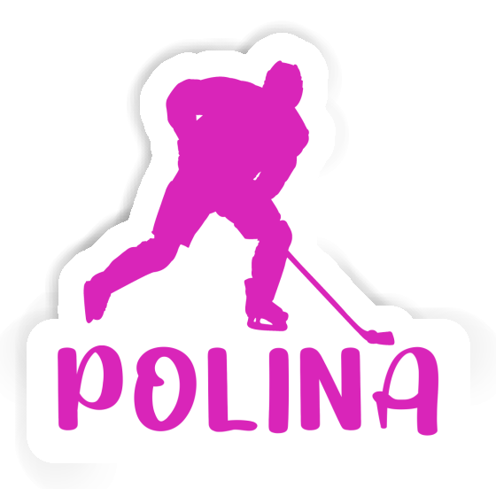 Aufkleber Eishockeyspielerin Polina Image