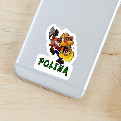 Autocollant Polina Bûcheron Autocollant Polina Bûcheron Image