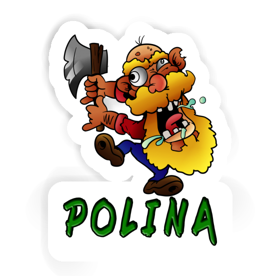 Autocollant Polina Bûcheron Notebook Autocollant Polina Bûcheron Gift package Image