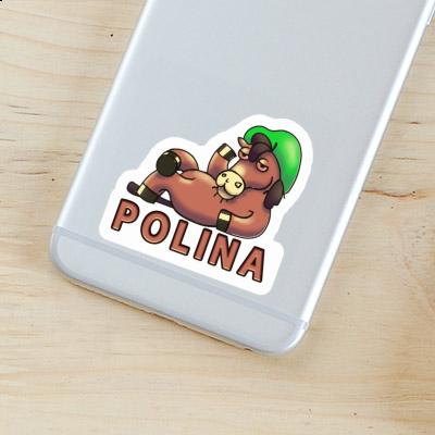 Sticker Polina Lying horse Notebook Sticker Polina Lying horse Notebook Image