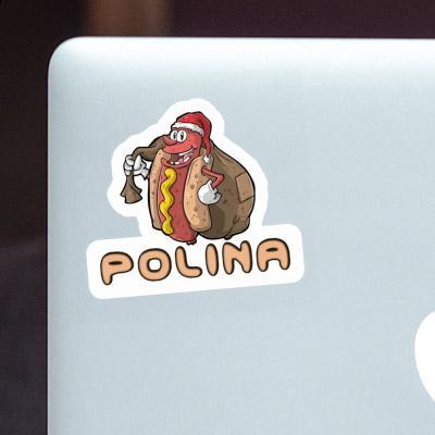 Sticker Hot Dog Polina Notebook Sticker Hot Dog Polina Notebook Image