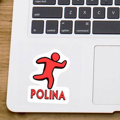 Polina Autocollant Coureur Laptop Polina Autocollant Coureur Laptop Image