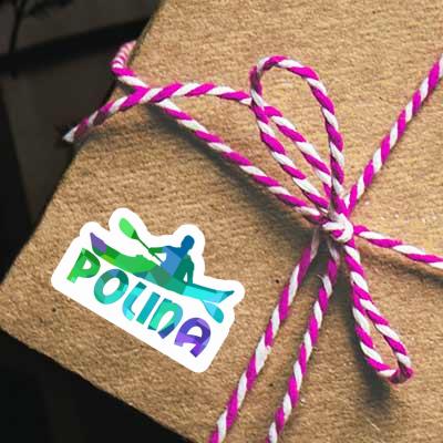 Sticker Kayaker Polina Notebook Sticker Kayaker Polina Gift package Image