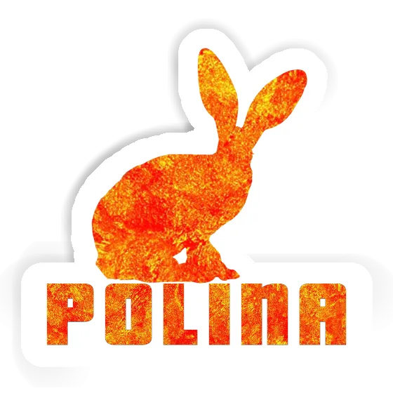 Polina Aufkleber Kaninchen Polina Aufkleber Kaninchen Image