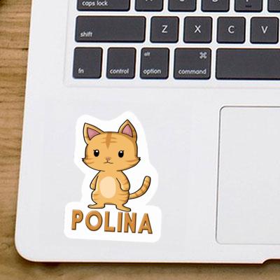 Katze Aufkleber Polina Katze Aufkleber Polina Image