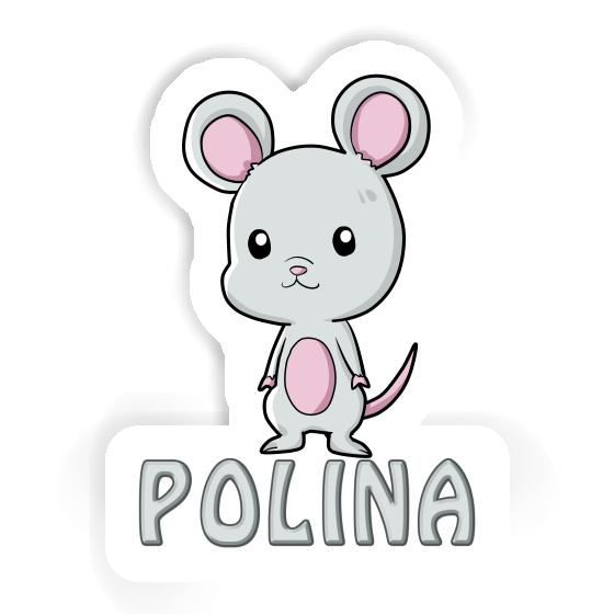 Sticker Polina Mouse Gift package Image