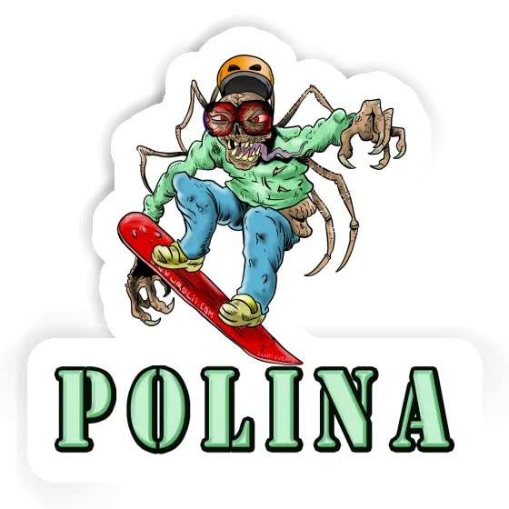 Autocollant Polina Snowboardeur Gift package Image