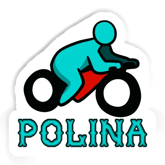 Polina Aufkleber Motorradfahrer Polina Aufkleber Motorradfahrer Image