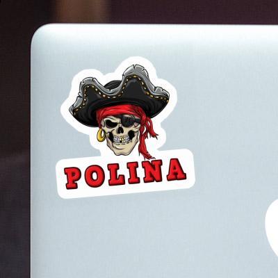 Autocollant Crâne de pirate Polina Autocollant Crâne de pirate Polina Image