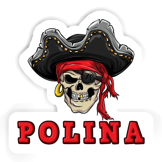 Autocollant Crâne de pirate Polina Notebook Autocollant Crâne de pirate Polina Notebook Image