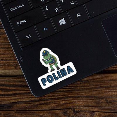 Polizist Aufkleber Polina Notebook Polizist Aufkleber Polina Notebook Image