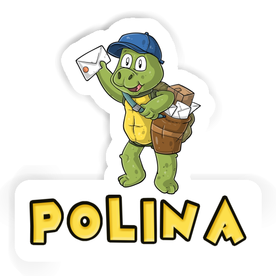 Polina Sticker Postman Laptop Image