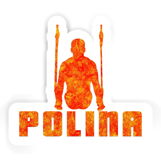 Gymnaste aux anneaux Autocollant Polina Laptop Gymnaste aux anneaux Autocollant Polina Laptop Image