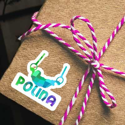Polina Autocollant Gymnaste aux anneaux Notebook Polina Autocollant Gymnaste aux anneaux Gift package Image