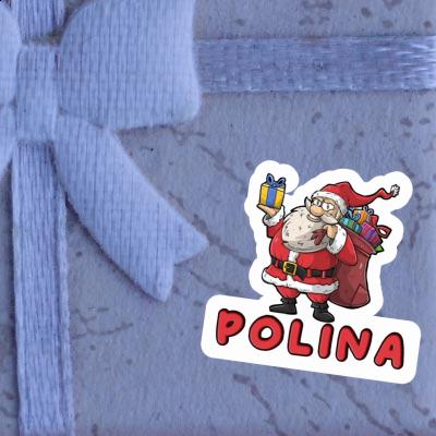 Autocollant Polina Père Noël Autocollant Polina Père Noël Image