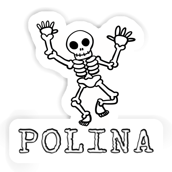 Sticker Polina Skelett Gift package Image
