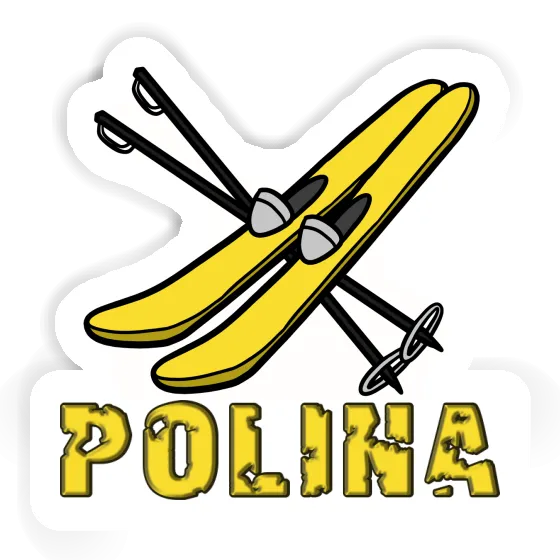 Ski Aufkleber Polina Ski Aufkleber Polina Image