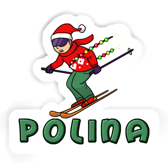 Sticker Skifahrer Polina Notebook Sticker Skifahrer Polina Gift package Image