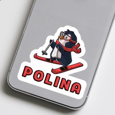 Aufkleber Polina Skifahrerin Notebook Aufkleber Polina Skifahrerin Gift package Image