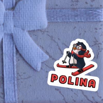 Autocollant Polina Skieuse Notebook Autocollant Polina Skieuse Notebook Image