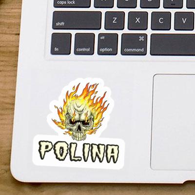 Sticker Totenkopf Polina Sticker Totenkopf Polina Image