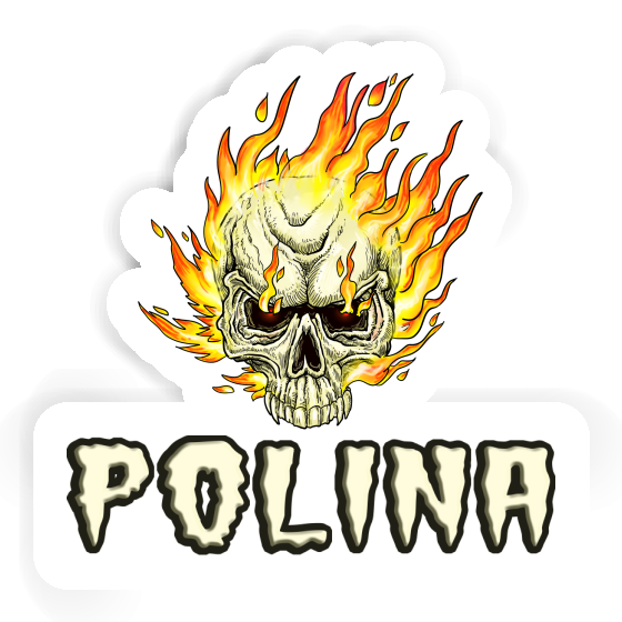 Sticker Totenkopf Polina Notebook Sticker Totenkopf Polina Gift package Image
