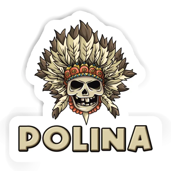 Polina Sticker Totenkopf Polina Sticker Totenkopf Image