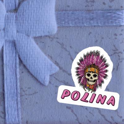 Polina Sticker Damen Totenkopf Notebook Polina Sticker Damen Totenkopf Gift package Image