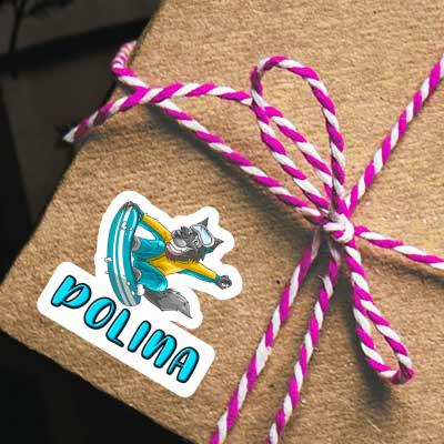 Sticker Polina Boarder Sticker Polina Boarder Image