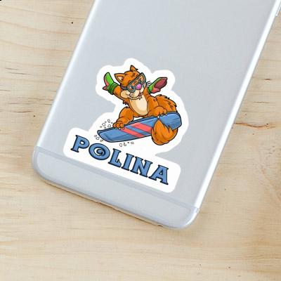 Sticker Snowboarderin Polina Sticker Snowboarderin Polina Image