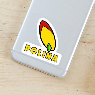 Sticker Surfboard Polina Notebook Image