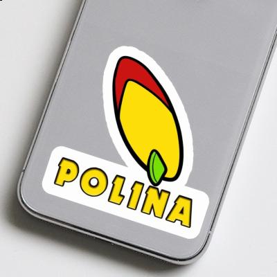 Sticker Surfboard Polina Laptop Image