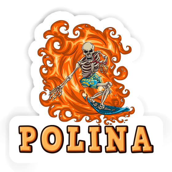 Polina Autocollant Surfeur Notebook Polina Autocollant Surfeur Gift package Image