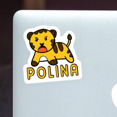 Polina Autocollant Bébé tigre Notebook Polina Autocollant Bébé tigre Notebook Image
