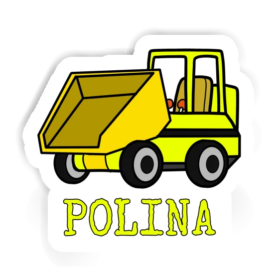 Front Tipper Sticker Polina Notebook Image