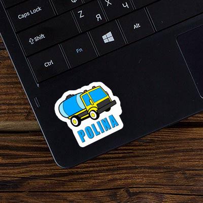 Polina Sticker Water Truck Laptop Polina Sticker Water Truck Laptop Image