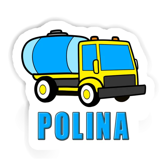 Autocollant Polina Camion d'eau Notebook Image