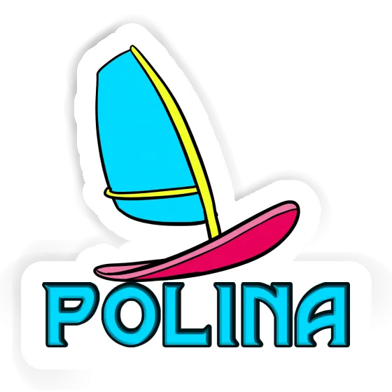 Aufkleber Polina Windsurfbrett Notebook Image