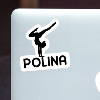 Femme de yoga Autocollant Polina Notebook Image