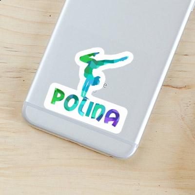 Autocollant Polina Femme de yoga Notebook Autocollant Polina Femme de yoga Gift package Image