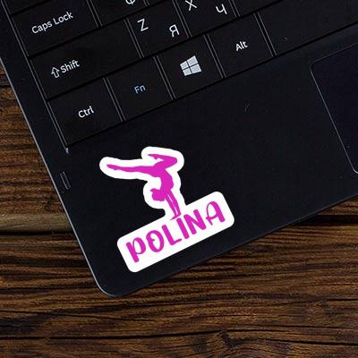 Autocollant Femme de yoga Polina Notebook Image