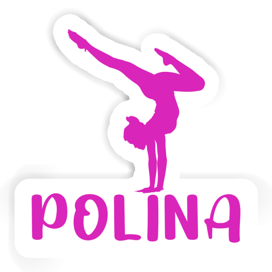 Aufkleber Yoga-Frau Polina Laptop Aufkleber Yoga-Frau Polina Laptop Image