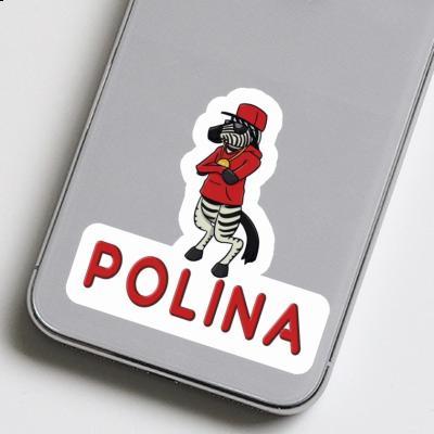 Sticker Polina Zebra Gift package Image