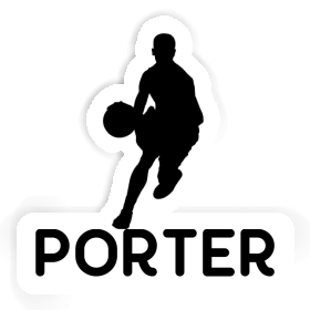 Autocollant Porter Joueur de basket-ball Image