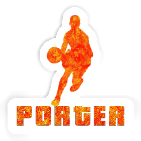 Porter Sticker Basketball Player Image
